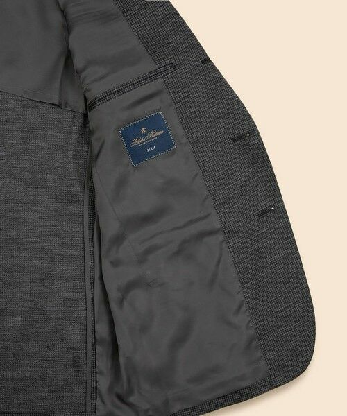 Brooks Brothers / ブルックス ブラザーズ テーラードジャケット | ウール　ニット　ハウンドトゥース　段返り３釦サックジャケット　Slim | 詳細5