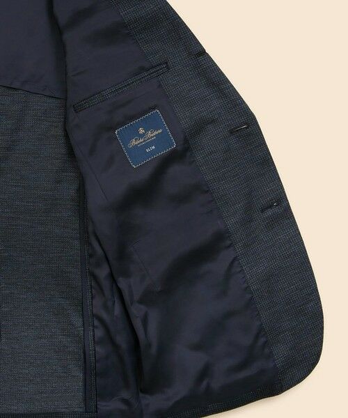Brooks Brothers / ブルックス ブラザーズ テーラードジャケット | ウール　ニット　ハウンドトゥース　段返り３釦サックジャケット　Slim | 詳細11