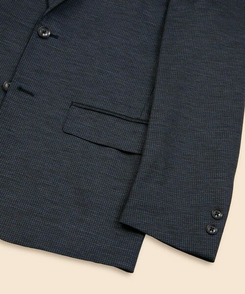 Brooks Brothers / ブルックス ブラザーズ テーラードジャケット | ウール　ニット　ハウンドトゥース　段返り３釦サックジャケット　Slim | 詳細8