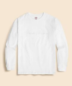 Brooks Brothers / ブルックス ブラザーズ カットソー（半袖以外） | USAコットンジャージー　ヘビーウェイト　ロゴエンブロイダリー　ロングスリーブ　Tシャツ