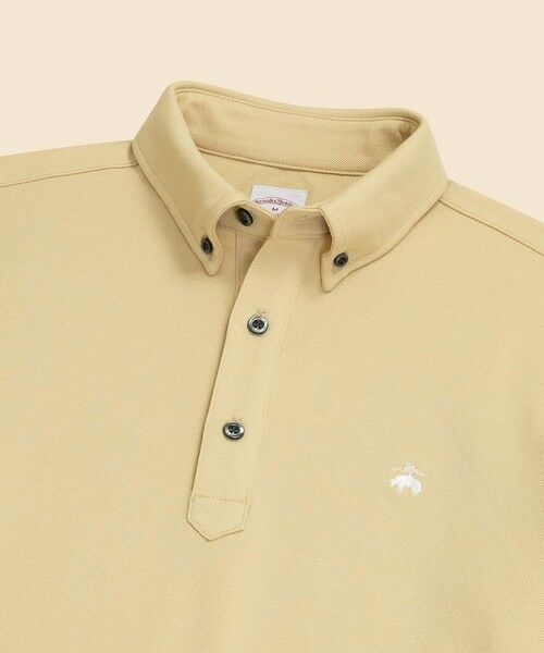 Brooks Brothers / ブルックス ブラザーズ ポロシャツ | コットン／ポリエステル　ハイツイストピケ　GFロゴ　ロングスリーブポロシャツ | 詳細2