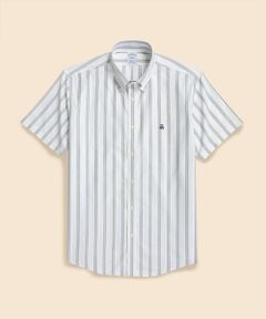 Brooks Brothers / ブルックス ブラザーズ シャツ・ブラウス | ストレッチオックスフォード　GFロゴ　ショートスリーブ　カジュアルシャツ　Regular Fit