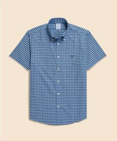 BROOKS BROTHERS ブルックスブラザーズ リネンオープンカラーシャツ リネン／コットン バミューダプリント オープンカラーシャツ