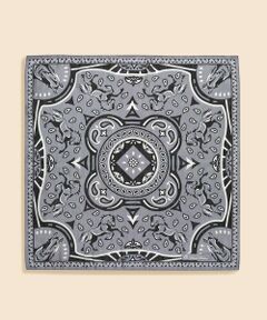 Brooks Brothers / ブルックス ブラザーズ バンダナ・スカーフ | ◆JAPAN TRAD.◆ シルク／リネン　ホースモチーフ　バンダナスカーフ