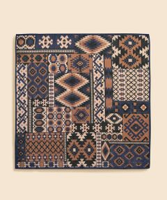 Brooks Brothers / ブルックス ブラザーズ バンダナ・スカーフ | ◆JAPAN TRAD.◆ シルク／リネン　イカット　スカーフ