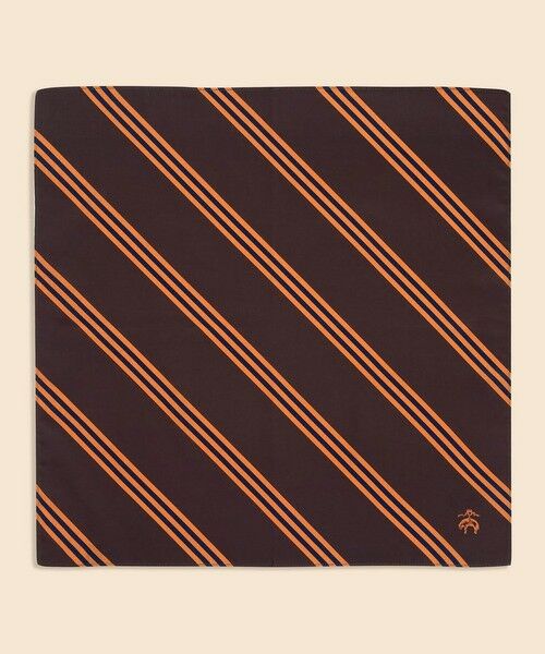 Brooks Brothers / ブルックス ブラザーズ ハンカチ | コットン　BB#1ストライププリント　ハンカチ | 詳細1