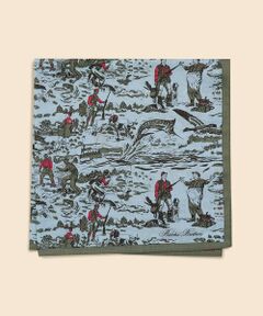 Brooks Brothers / ブルックス ブラザーズ ハンカチ | コットン　ハンティングプリント　ハンカチ