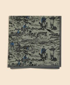 Brooks Brothers / ブルックス ブラザーズ ハンカチ | コットン　ハンティングプリント　ハンカチ