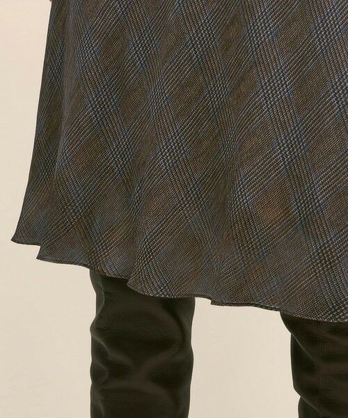 Brooks Brothers / ブルックス ブラザーズ ロング・マキシ丈スカート | レーヨンシフォン　グレンチェック　フレアスカート | 詳細3