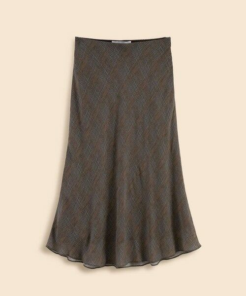 Brooks Brothers / ブルックス ブラザーズ ロング・マキシ丈スカート | レーヨンシフォン　グレンチェック　フレアスカート | 詳細4
