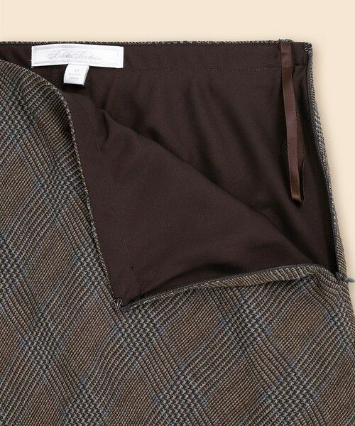 Brooks Brothers / ブルックス ブラザーズ ロング・マキシ丈スカート | レーヨンシフォン　グレンチェック　フレアスカート | 詳細6