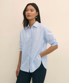 Brooks Brothers / ブルックス ブラザーズ シャツ・ブラウス | コットンポプリン　リラックスフィット　ストライプシャツ