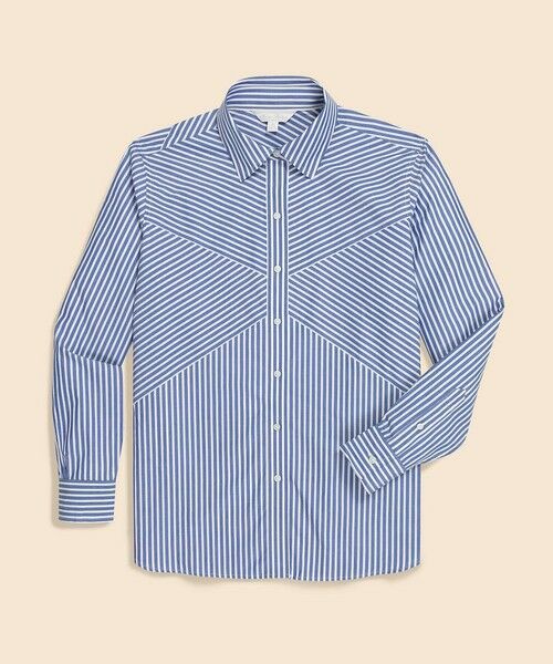 Brooks Brothers / ブルックス ブラザーズ シャツ・ブラウス | コットンポプリン　フロントパッチワーク　ストライプシャツ | 詳細5