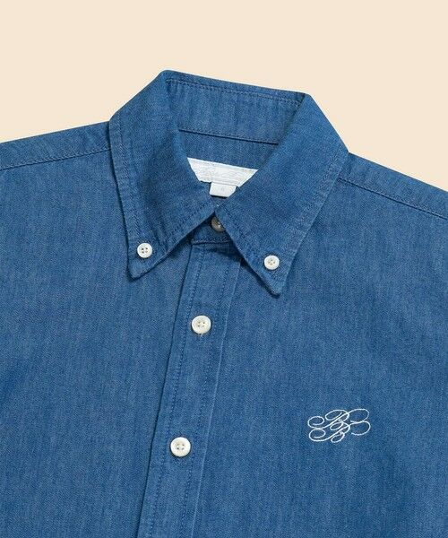 Brooks Brothers / ブルックス ブラザーズ シャツ・ブラウス | 【Double B Collection】 コットン　ライトウェイトデニム　BBロゴ　ボタンダウンシャツ　Classic Fit | 詳細2