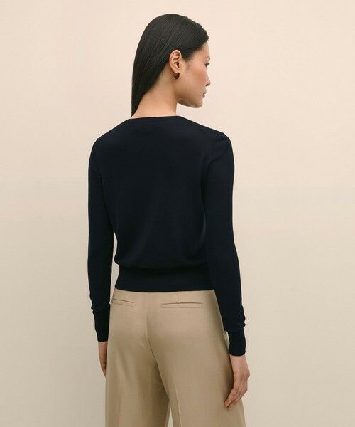 Brooks Brothers / ブルックス ブラザーズ カーディガン・ボレロ | シルク/レーヨン ナローリボンタイ カーディガン | 詳細1