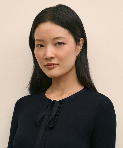 Brooks Brothers / ブルックス ブラザーズ カーディガン・ボレロ | シルク/レーヨン ナローリボンタイ カーディガン | 詳細3