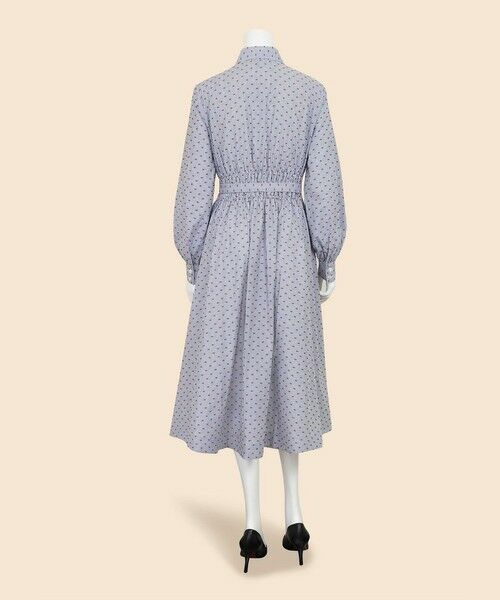 Brooks Brothers / ブルックス ブラザーズ ロング・マキシ丈ワンピース | コットン ストライプ クリップドット ベルテッドシャツワンピース | 詳細3