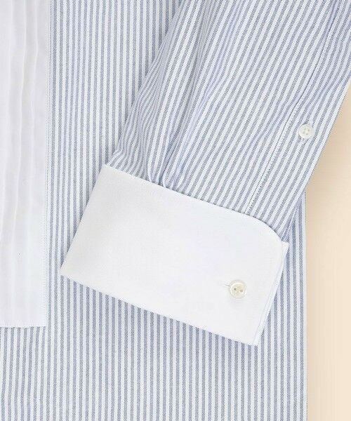 Brooks Brothers / ブルックス ブラザーズ シャツ・ブラウス | コットン　オックスフォード　10プリーツ　ストライプ　フレンチカフス　フォーマルボタンダウンシャツ　Regular Fit | 詳細3