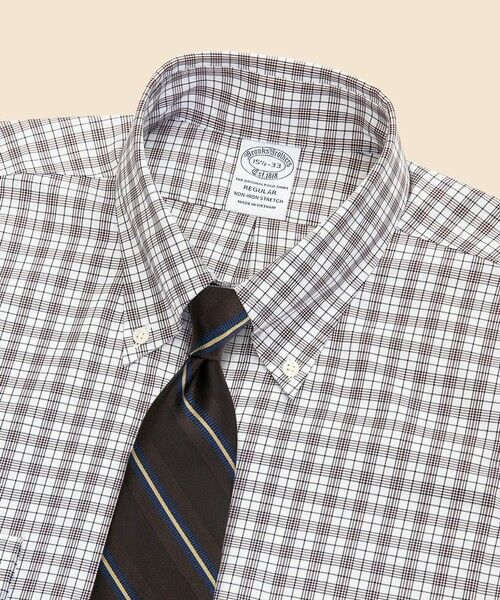 Brooks Brothers / ブルックス ブラザーズ シャツ・ブラウス | ストレッチピンポイントオックスフォード　チェック　ドレスシャツ　Regular Fit | 詳細7