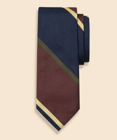 Brooks Brothers / ブルックス ブラザーズ ネクタイ | シルク　ワイドマルチストライプ　レップタイ