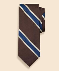Brooks Brothers / ブルックス ブラザーズ ネクタイ | シルク　ワイドBB#2ストライプ　レップタイ