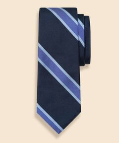 Brooks Brothers / ブルックス ブラザーズ ネクタイ | シルク　ワイドBB#2ストライプ　レップタイ