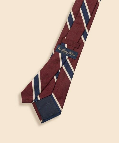 Brooks Brothers / ブルックス ブラザーズ ネクタイ | シルク　ワイドBB#2ストライプ　レップタイ | 詳細3