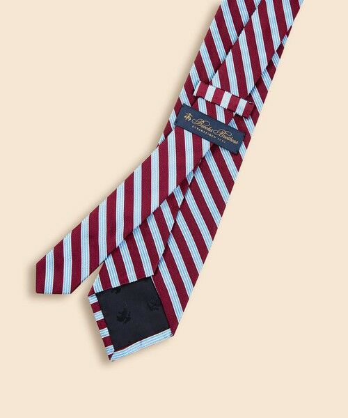 Brooks Brothers / ブルックス ブラザーズ ネクタイ | シルクサテン　ミニBB#1ストライプタイ | 詳細4