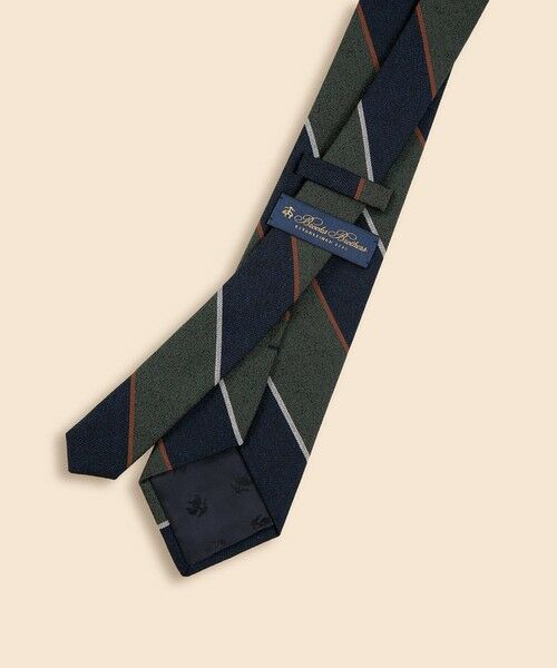 Brooks Brothers / ブルックス ブラザーズ ネクタイ | ウールブレンド　メランジ　ワイドストライプタイ | 詳細1