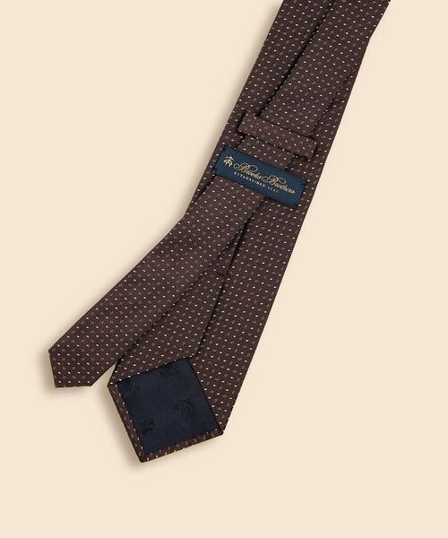 Brooks Brothers / ブルックス ブラザーズ ネクタイ | シルク　ドット×スクエア　ジャカードタイ | 詳細1