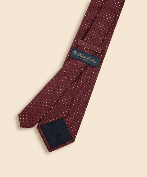 Brooks Brothers / ブルックス ブラザーズ ネクタイ | シルク　ドット×スクエア　ジャカードタイ | 詳細3
