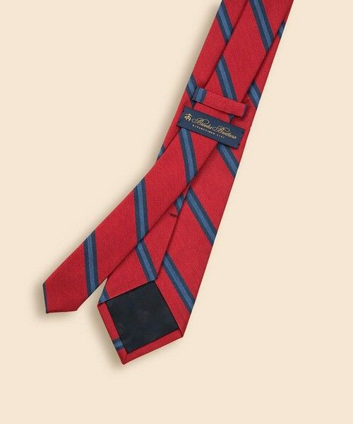 Brooks Brothers / ブルックス ブラザーズ ネクタイ | タッサーシルク／コットン　BB#2ストライプタイ | 詳細2
