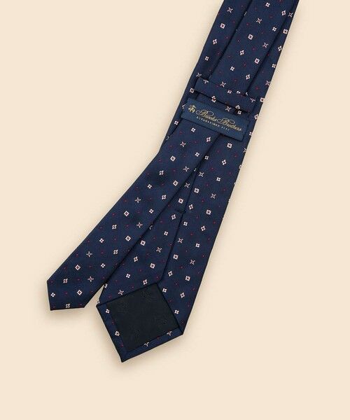 Brooks Brothers / ブルックス ブラザーズ ネクタイ | シルク　スクエアフラワー×ドット　ジャカードタイ | 詳細2
