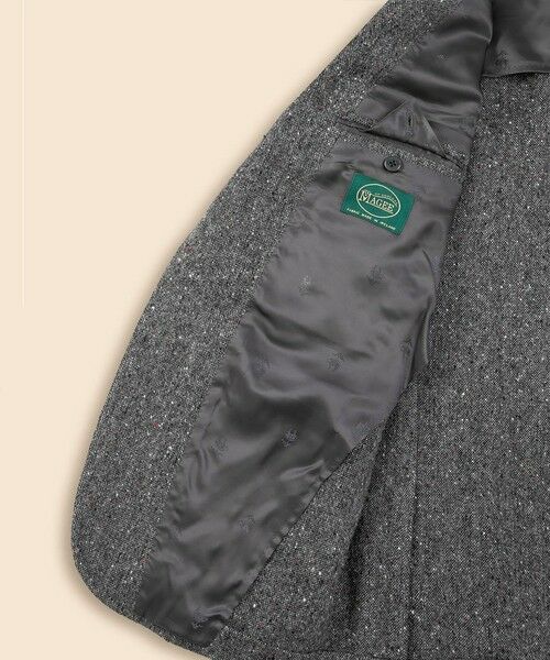 Brooks Brothers / ブルックス ブラザーズ テーラードジャケット | ウールドネガルツイード　段返り3釦サックジャケット　Traditional　MadebyRINGJACKET | 詳細4
