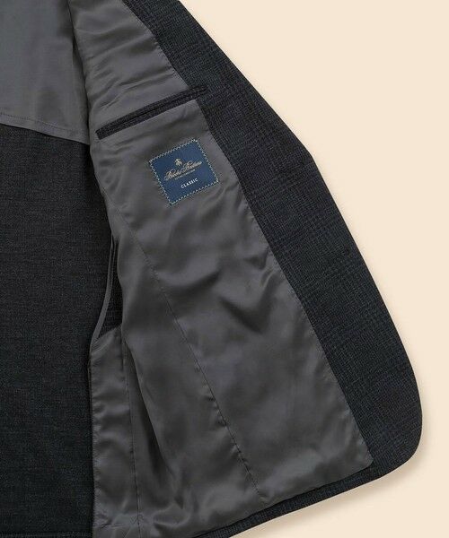 Brooks Brothers / ブルックス ブラザーズ テーラードジャケット | ウール ニット グレンチェック シングル2釦ジャケット Classic | 詳細5