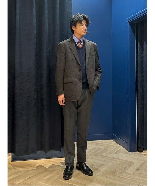 Brooks Brothers / ブルックス ブラザーズ テーラードジャケット | ウール ニット グレンチェック シングル2釦ジャケット Classic | 詳細12