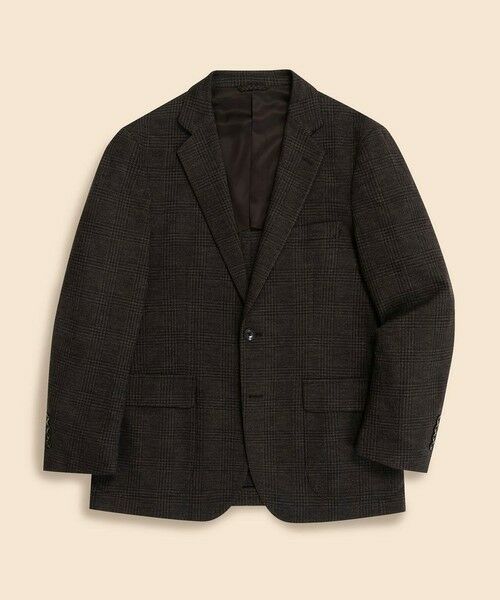 Brooks Brothers / ブルックス ブラザーズ テーラードジャケット | ウール ニット グレンチェック シングル2釦ジャケット Classic | 詳細6