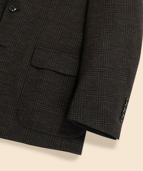 Brooks Brothers / ブルックス ブラザーズ テーラードジャケット | ウール ニット グレンチェック シングル2釦ジャケット Classic | 詳細8