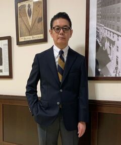 Brooks Brothers / ブルックス ブラザーズ テーラードジャケット | ウール　ロイヤルオックスフォード　段返り３釦ブレザー　TOKYO model