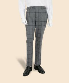Brooks Brothers / ブルックス ブラザーズ スラックス・ドレスパンツ | ウールフランネル　ウィンドウペイン　プレーンフロント　トラウザーズ　Classic