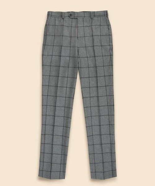 Brooks Brothers / ブルックス ブラザーズ スラックス・ドレスパンツ | ウールフランネル ウィンドウペイン プレーンフロント トラウザーズ Classic | 詳細1