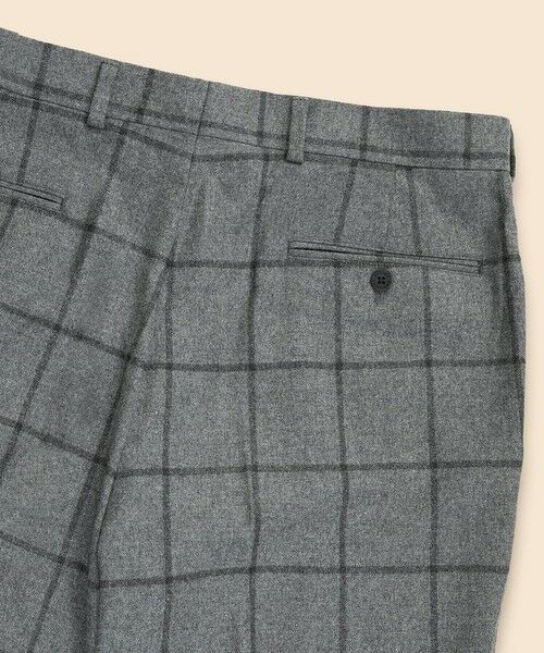 Brooks Brothers / ブルックス ブラザーズ スラックス・ドレスパンツ | ウールフランネル ウィンドウペイン プレーンフロント トラウザーズ Classic | 詳細2