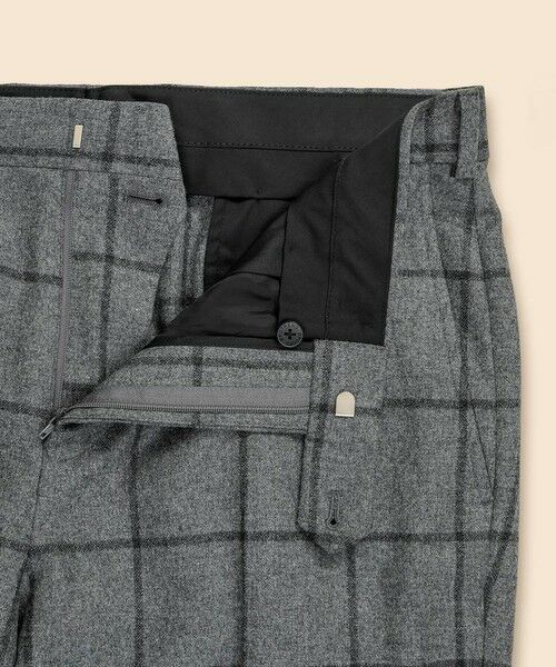 Brooks Brothers / ブルックス ブラザーズ スラックス・ドレスパンツ | ウールフランネル ウィンドウペイン プレーンフロント トラウザーズ Classic | 詳細3