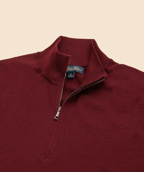 Brooks Brothers / ブルックス ブラザーズ ニット・セーター | メリノウール　ハーフジップ　モックネックセーター | 詳細3