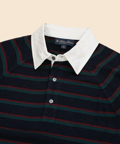 Brooks Brothers / ブルックス ブラザーズ ニット・セーター | メリノウール ラグランスリーブ ラグビーセーター | 詳細1