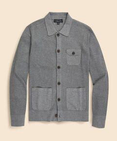 Brooks Brothers / ブルックス ブラザーズ カーディガン・ボレロ | スーピマコットン　リブニット　チョアジャケットセーター