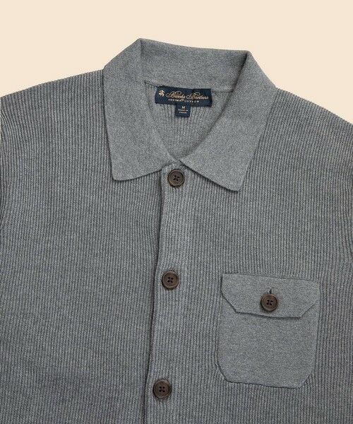 Brooks Brothers / ブルックス ブラザーズ カーディガン・ボレロ | スーピマコットン リブニット チョアジャケットセーター | 詳細1