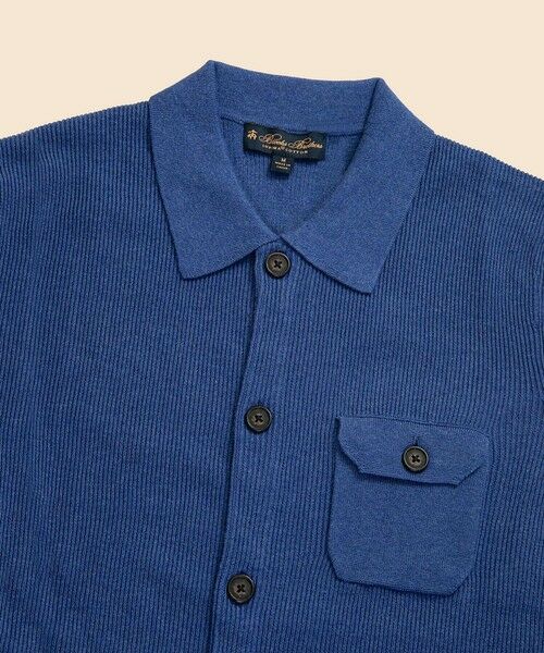 Brooks Brothers / ブルックス ブラザーズ カーディガン・ボレロ | スーピマコットン リブニット チョアジャケットセーター | 詳細2