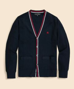 【新品】BLACK FLEECE ブルックスブラザーズ ニット カーディガン ミラノリブ ゴールドボタン ノーカラーニットジャケット