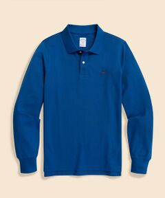 Brooks Brothers / ブルックス ブラザーズ ポロシャツ | スーピマコットンストレッチピケ　GFロゴ　ロングスリーブポロシャツ　Slim Fit